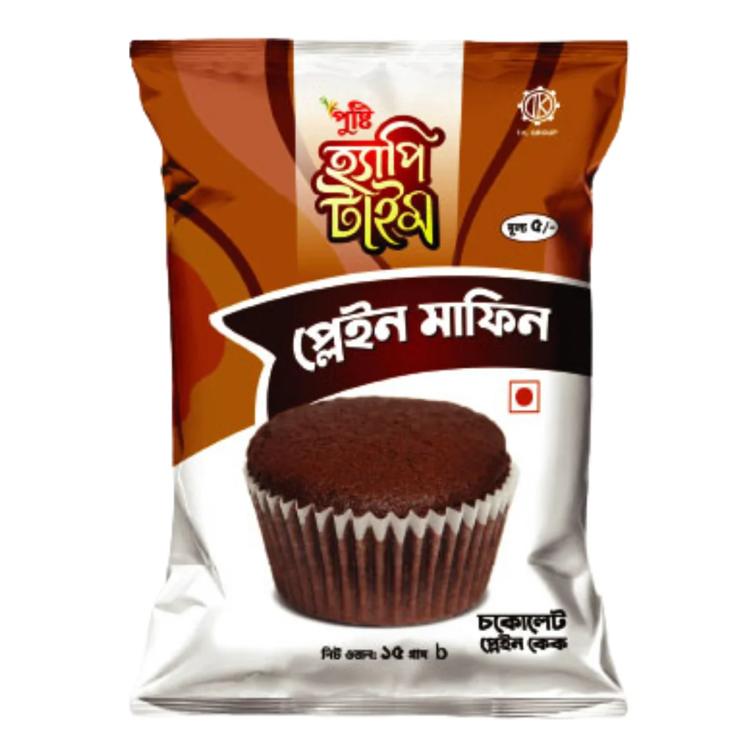 Pusti Happy Time Chocolate Plain Cake-18gm