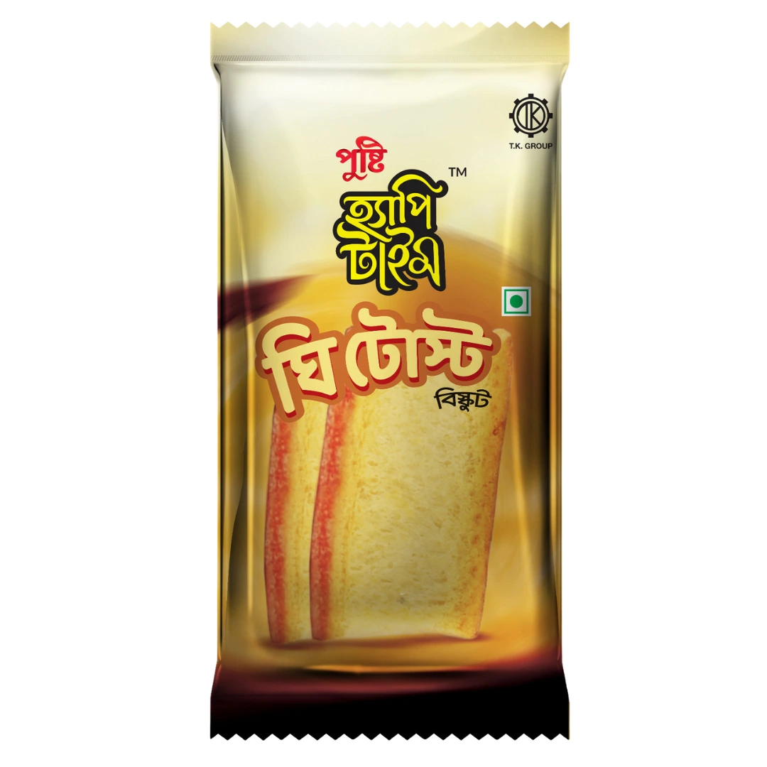 Pusti Happy Time Ghee Toast Biscuit 170gm