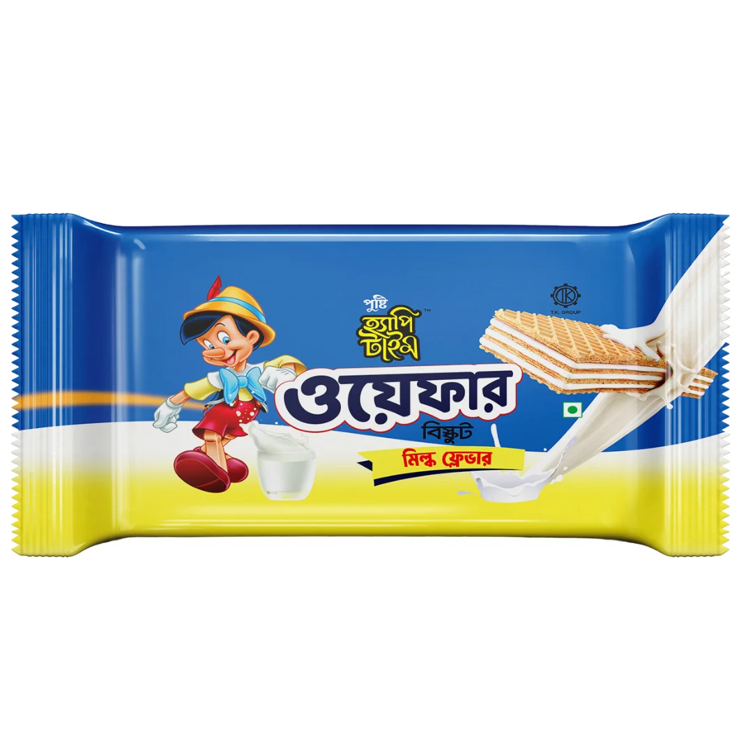 Pusti Happy Time Wafer Milk Flavour-13gm